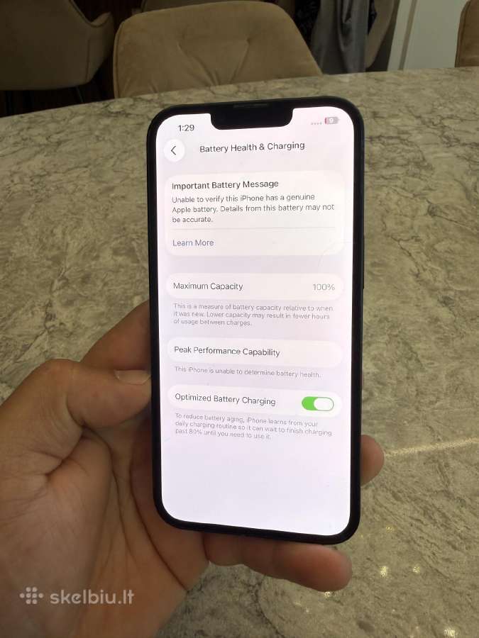 iPhone 13, 128gb 100% - nuotraukos Nr. 4