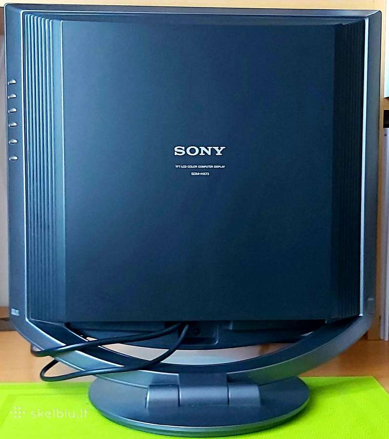 Sony Sdm-hx73 17" LCD monitorius – Dvi, Vga, garsi - nuotraukos Nr. 2