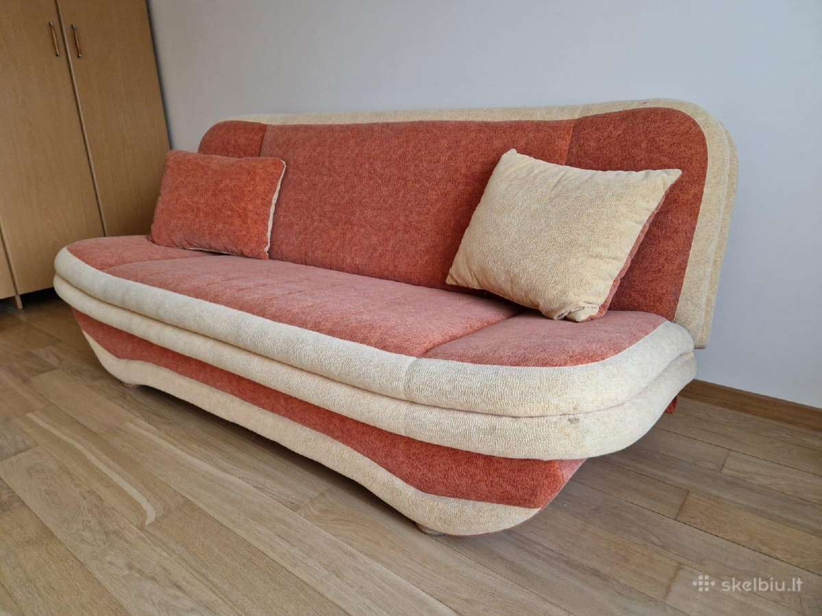 Mažai naudota, geros būklės sofa lova - nuotraukos Nr. 4