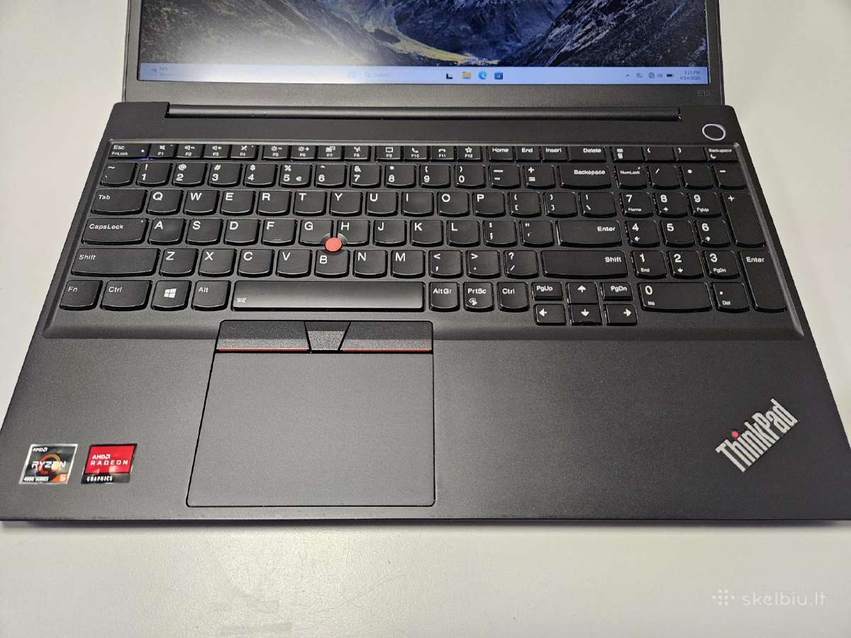 Lenovo E15 Gen2 Ryzen 5 4500u - nuotraukos Nr. 2