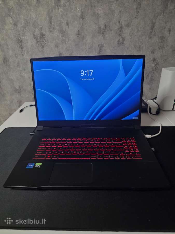 Msi katana gf76 rtx3060 / i7 11800h - nuotraukos Nr. 4