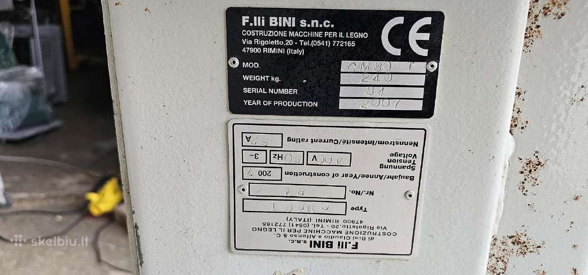 Horizontalaus gręžimo staklės Bini Cm80t 2007m. - nuotraukos Nr. 4
