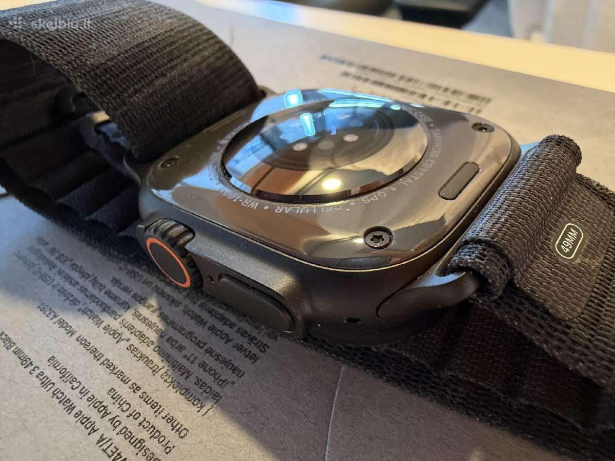 Apple Watch Ultra 3 Black - nuotraukos Nr. 2