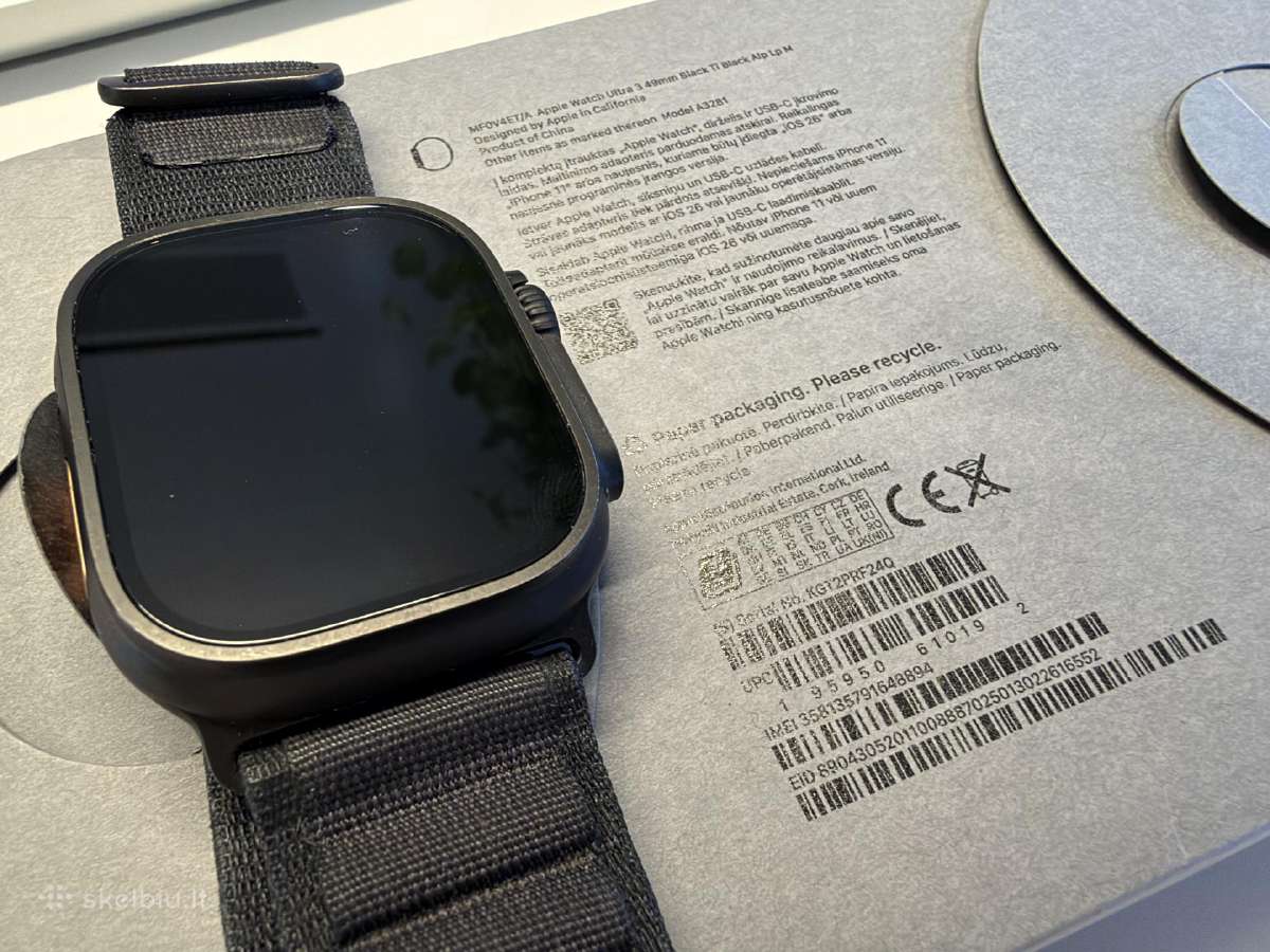 Apple Watch Ultra 3 Black - nuotraukos Nr. 4