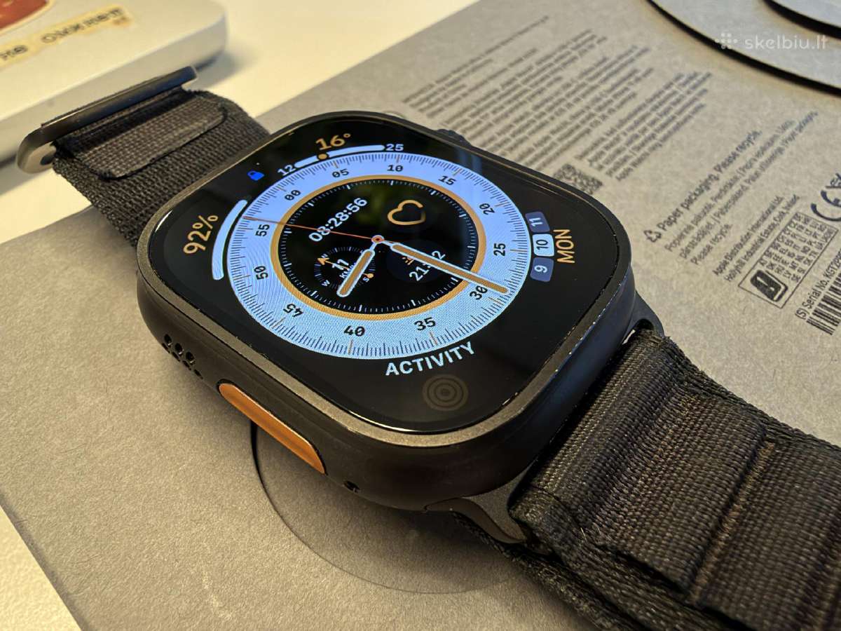 Apple Watch Ultra 3 Black - nuotraukos Nr. 5