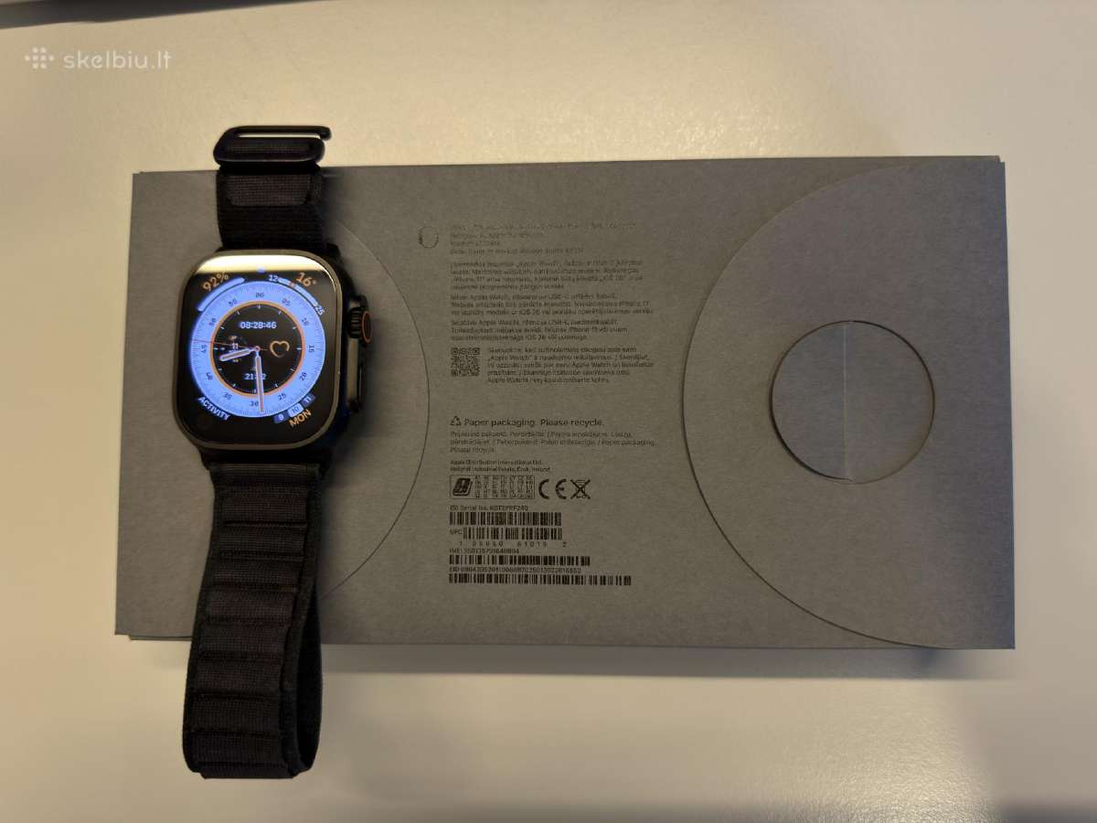 Apple Watch Ultra 3 Black - nuotraukos Nr. 6