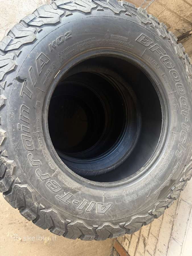 Džipo Bfgoodrich Ko2 285/70 R17 – 4 vnt. - nuotraukos Nr. 8