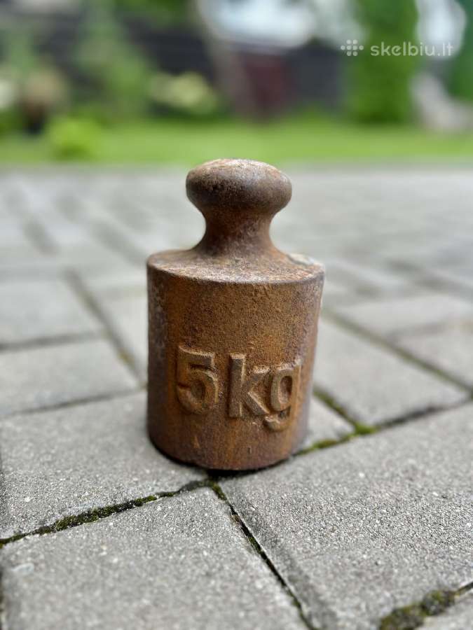 Senovinis svarstyklių svarstis - nuotraukos Nr. 2