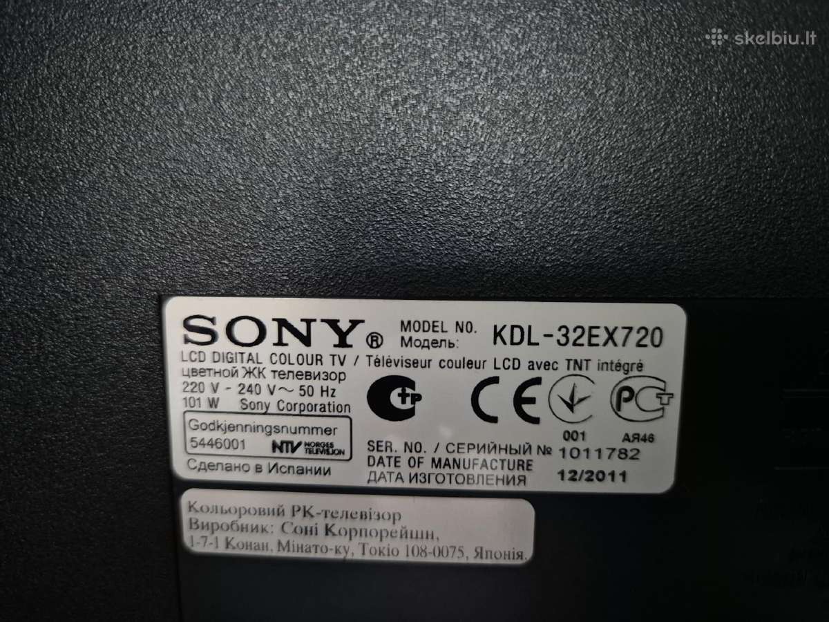 Sony_kdl-32ex720 - nuotraukos Nr. 4