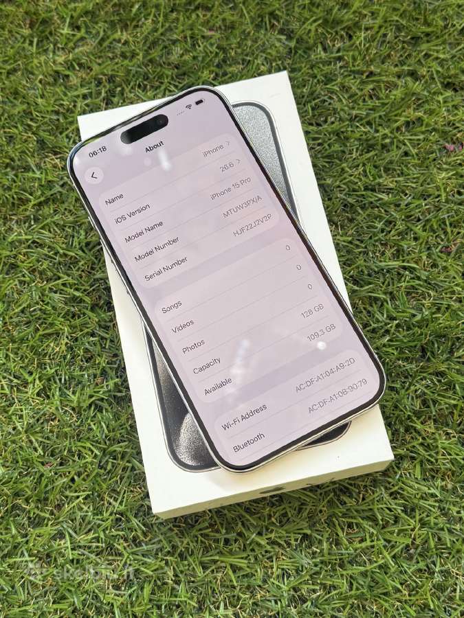 Apple iPhone 15 Pro 128gb White Titanium - nuotraukos Nr. 9
