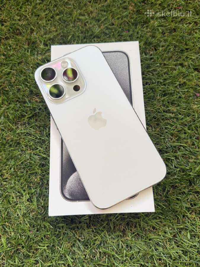 Apple iPhone 15 Pro 128gb White Titanium - nuotraukos Nr. 2