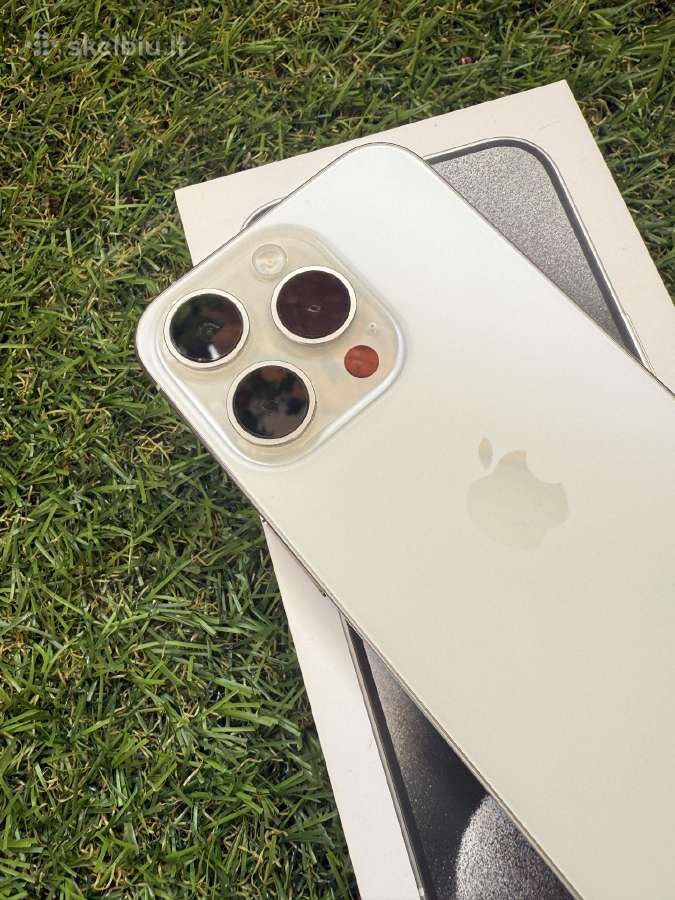 Apple iPhone 15 Pro 128gb White Titanium - nuotraukos Nr. 3