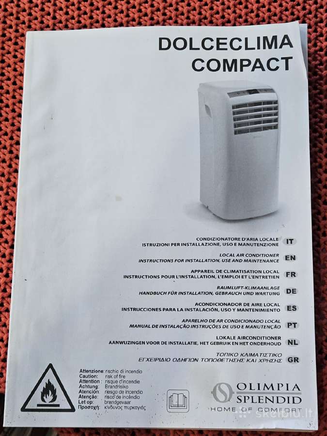 Kondicionierius Dolceclima Compact 8 P Olimpia - nuotraukos Nr. 5