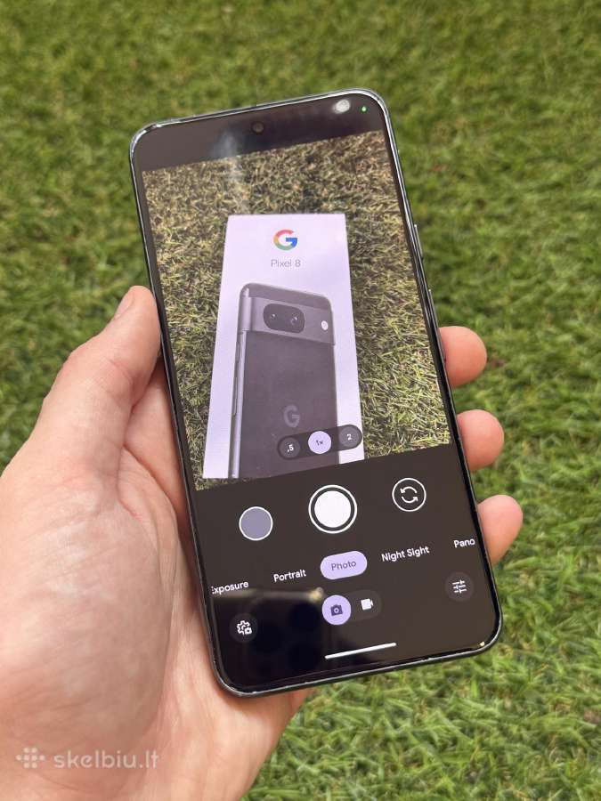 Google Pixel 8 128gb Obsidian - nuotraukos Nr. 8