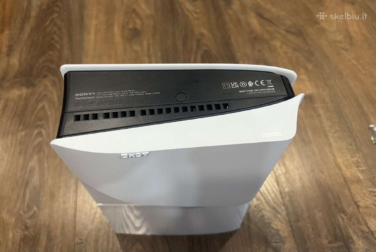 Playstation 5 Slim, Black & White, 1tb su CD - nuotraukos Nr. 5