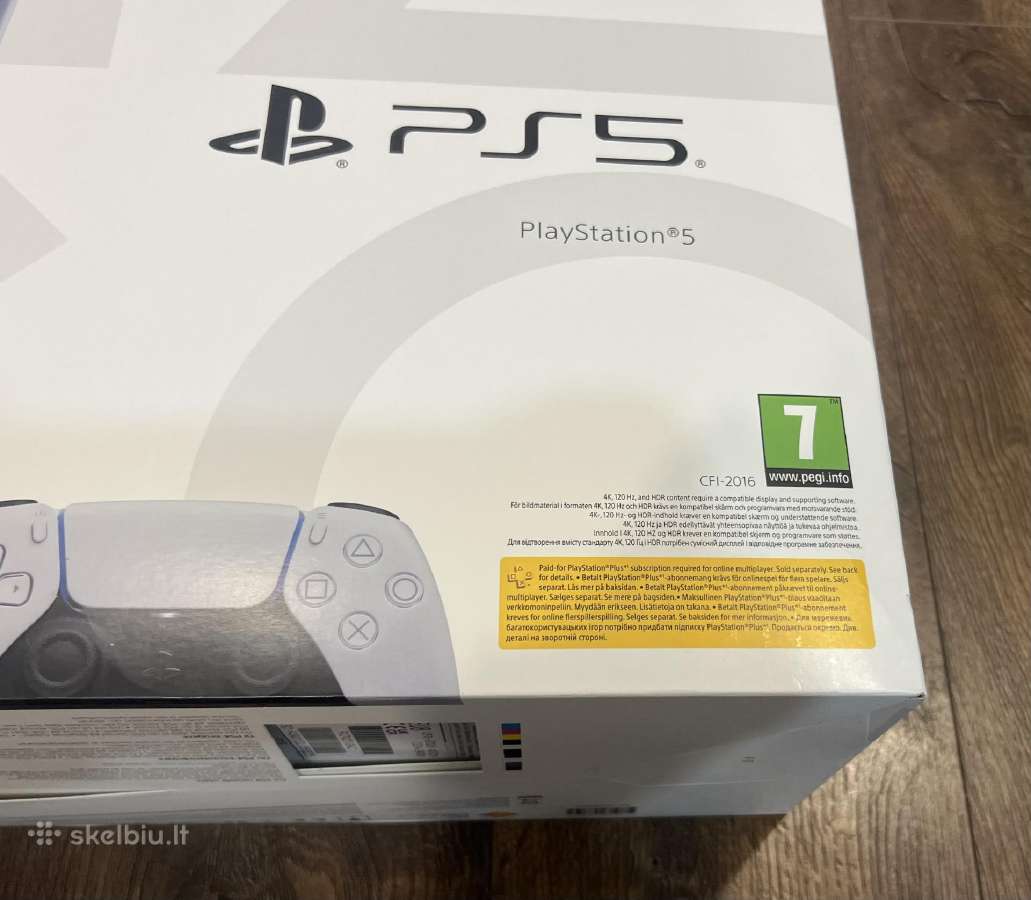 Playstation 5 Slim, Black & White, 1tb su CD - nuotraukos Nr. 10