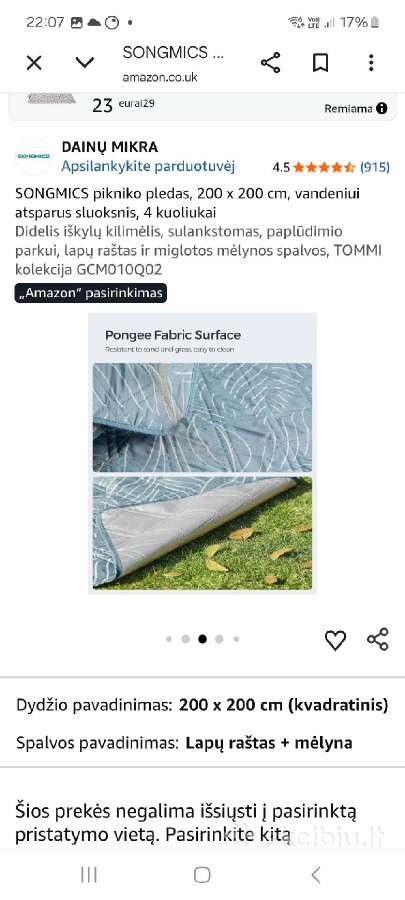 Neperšlampamas kilimėlis - nuotraukos Nr. 4