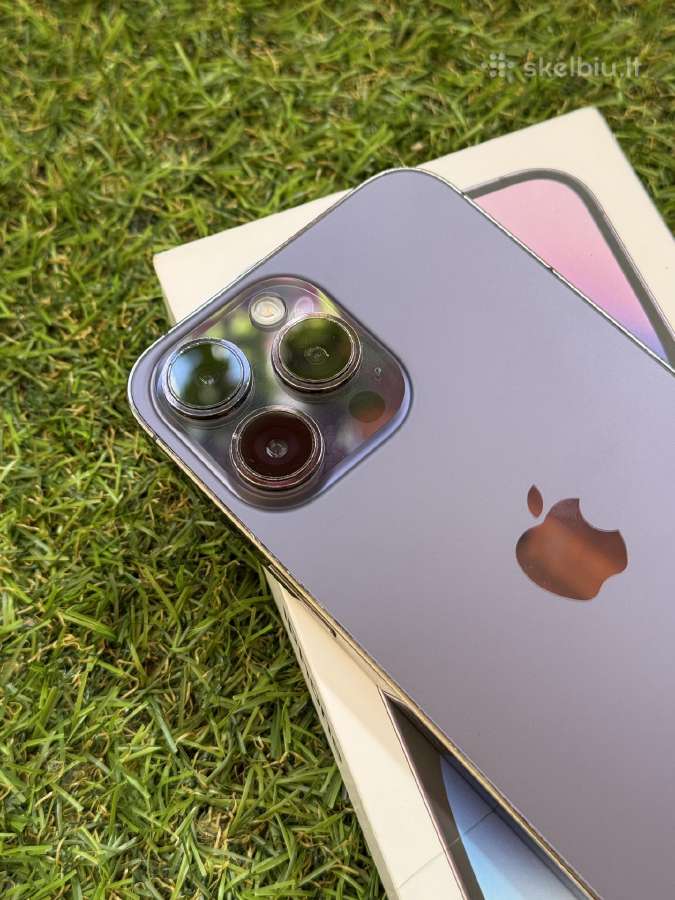 Apple iPhone 14 Pro Max 256gb Deep Purple BH:98% - nuotraukos Nr. 2