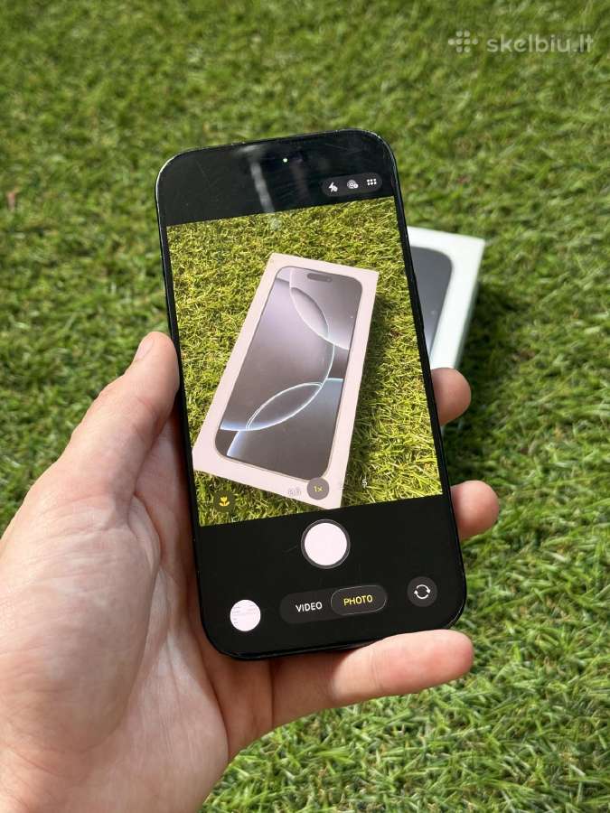 Apple iPhone 16 Pro 256gb Black Titanium - nuotraukos Nr. 9