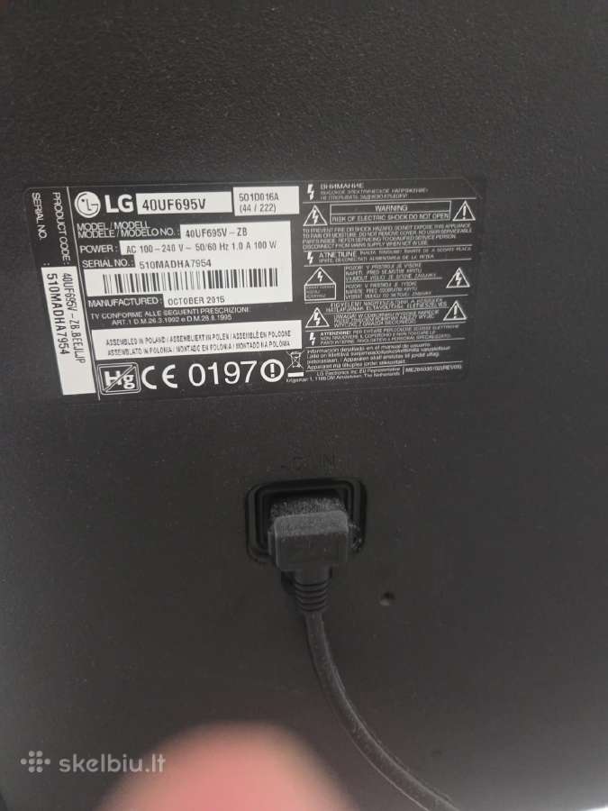 Televizorius LG 40uf695v - nuotraukos Nr. 2