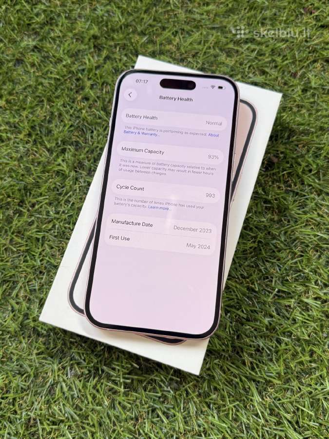 Apple iPhone 15 256gb Pink - nuotraukos Nr. 7