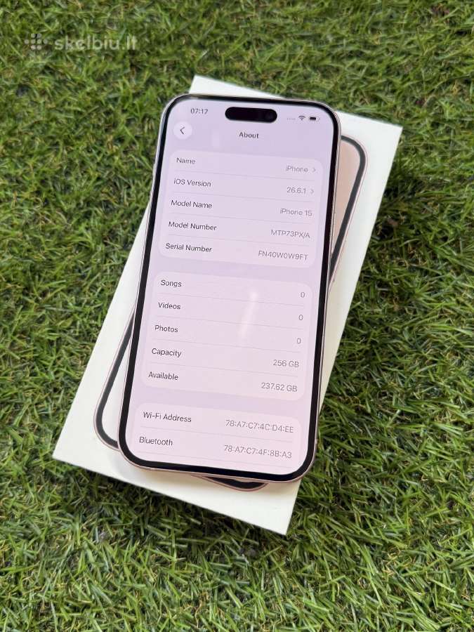Apple iPhone 15 256gb Pink - nuotraukos Nr. 8