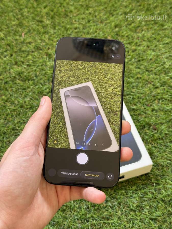 Apple iPhone 16 Pro Max 256gb Black Titanium - nuotraukos Nr. 8