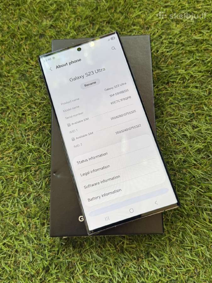 Samsung Galaxy S23 Ultra 256gb - nuotraukos Nr. 5