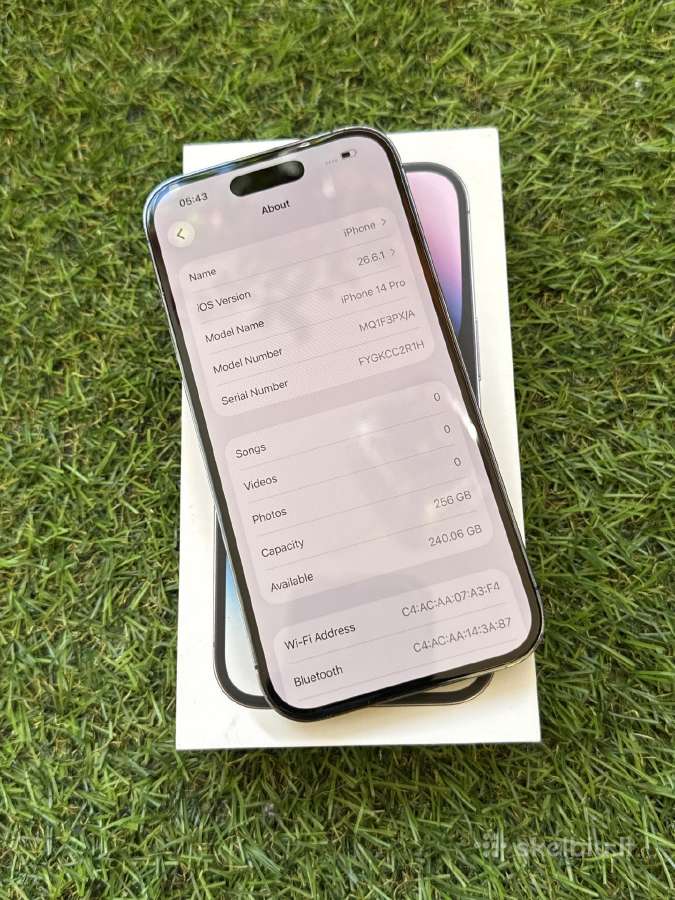 Apple iPhone 14 Pro 256gb Deep Purple - nuotraukos Nr. 8