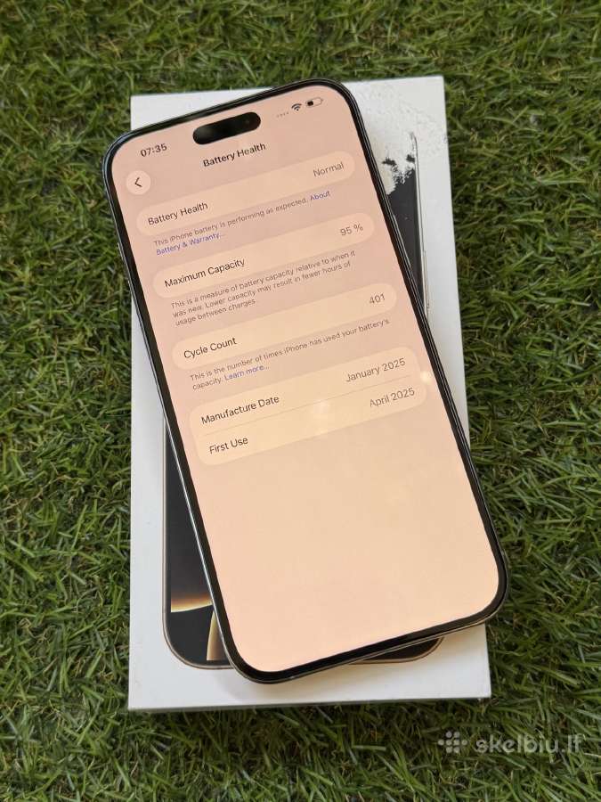Apple iPhone 16 Pro Max 256gb Natural Titanium - nuotraukos Nr. 6