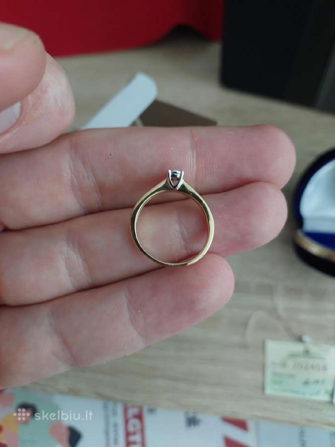 Engagement ring 15.5 size - nuotraukos Nr. 4