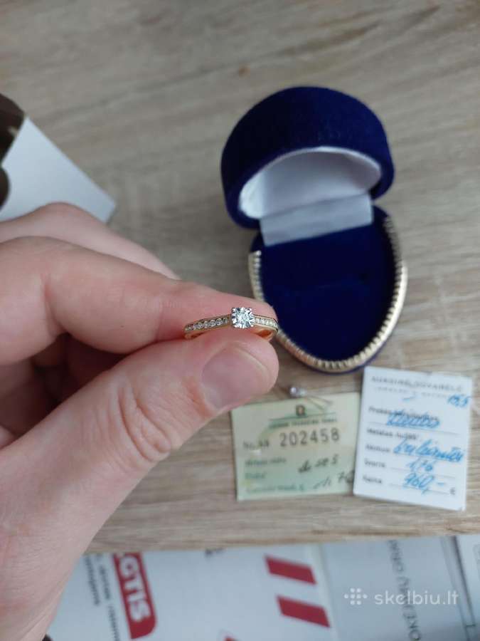 Engagement ring 15.5 size - nuotraukos Nr. 5
