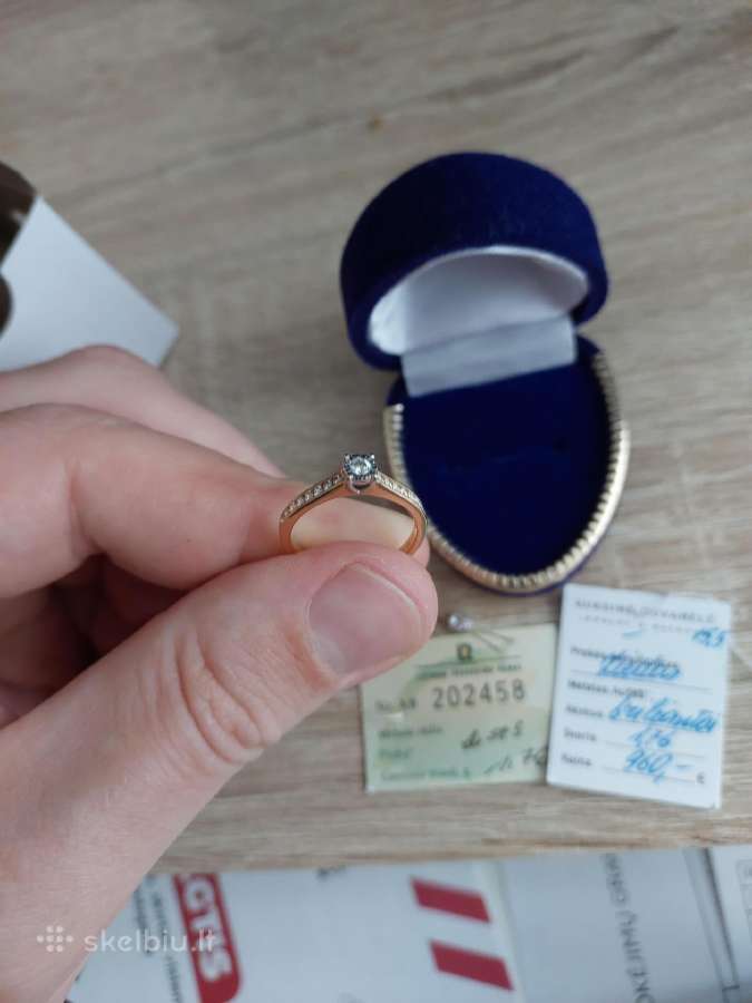 Engagement ring 15.5 size - nuotraukos Nr. 6