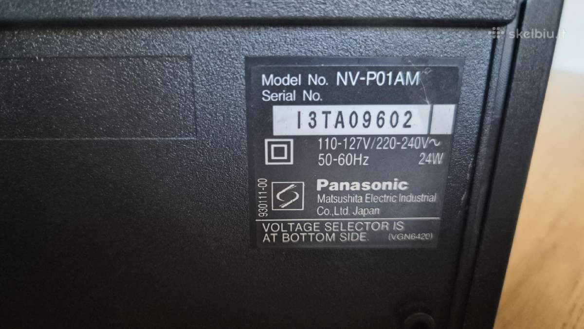 Panasonic Nv-p01 - nuotraukos Nr. 3