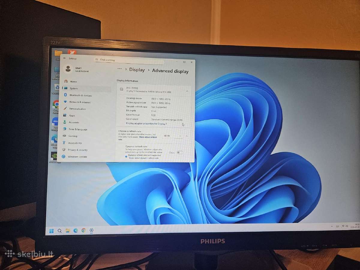 Monitor Philips 223v - nuotraukos Nr. 2