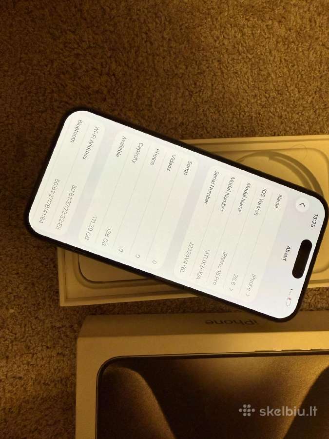iPhone 15pro 128gb - nuotraukos Nr. 7