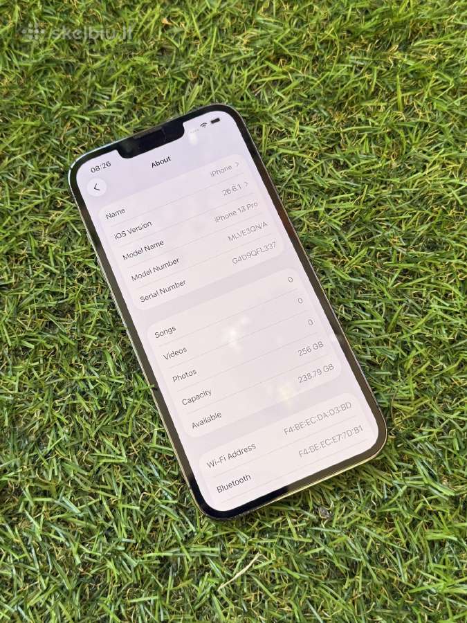 Apple iPhone 13 Pro 256gb Black - nuotraukos Nr. 8