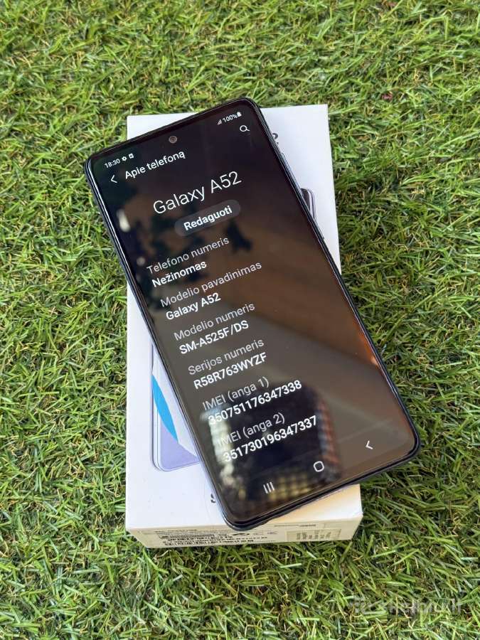 Samsung Galaxy A52 128gb Purple - nuotraukos Nr. 6