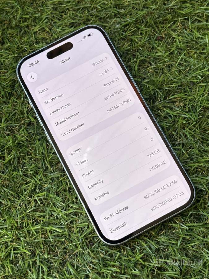 Apple iPhone 15 128gb Blue - nuotraukos Nr. 8