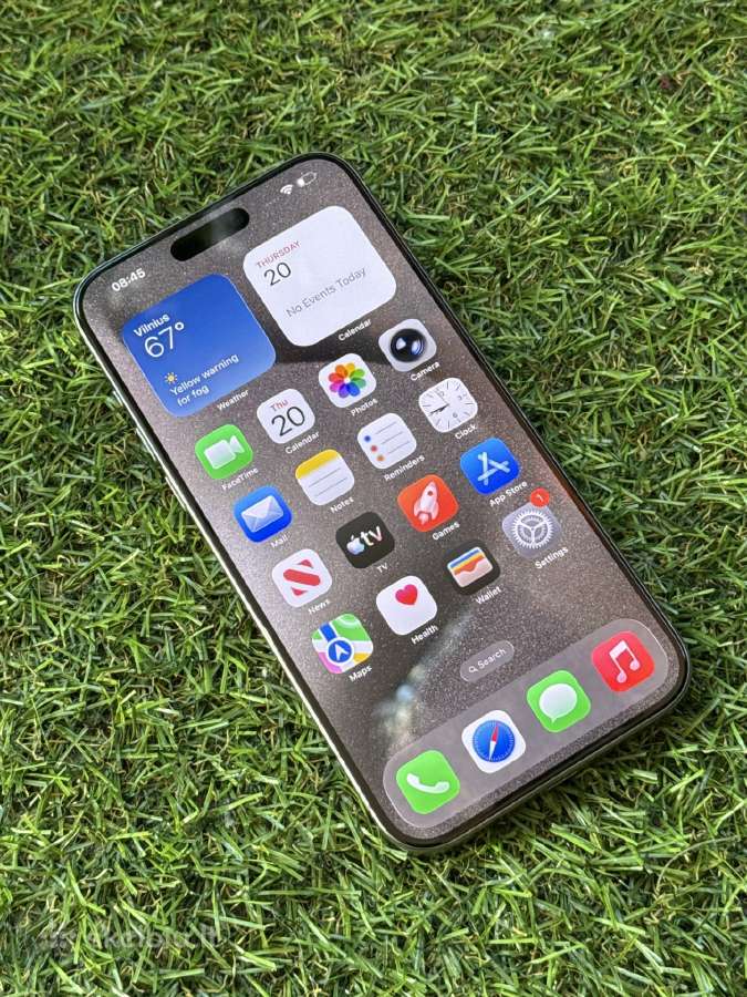 Apple iPhone 15 Pro Max 256gb Natural Titanium - nuotraukos Nr. 3