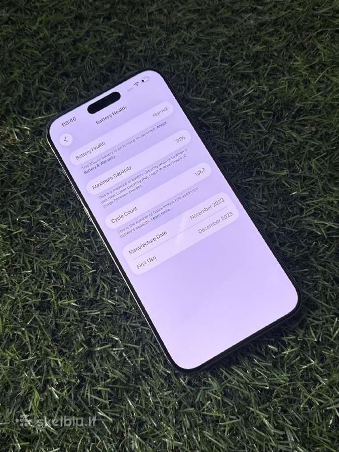 Apple iPhone 15 Pro Max 256gb Natural Titanium - nuotraukos Nr. 6