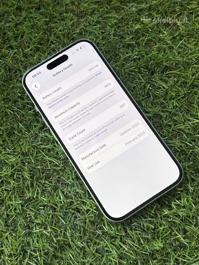 Apple iPhone 15 128gb Green - nuotraukos Nr. 7