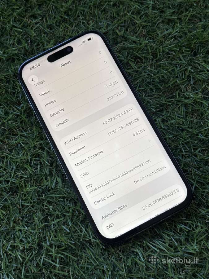 Apple iPhone 14 Pro 256gb Space Black - nuotraukos Nr. 8