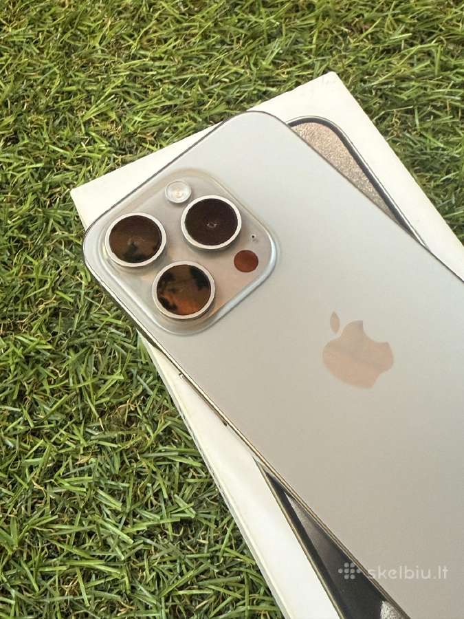 Apple iPhone 15 Pro 256gb Natural Titanium 10/10 - nuotraukos Nr. 2