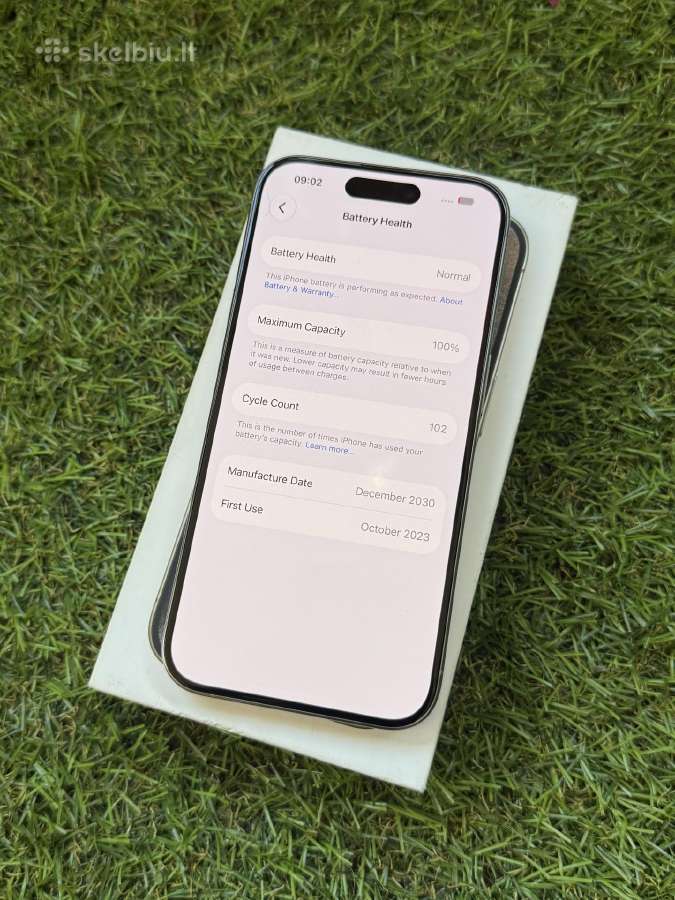 Apple iPhone 15 Pro 256gb Natural Titanium 10/10 - nuotraukos Nr. 7