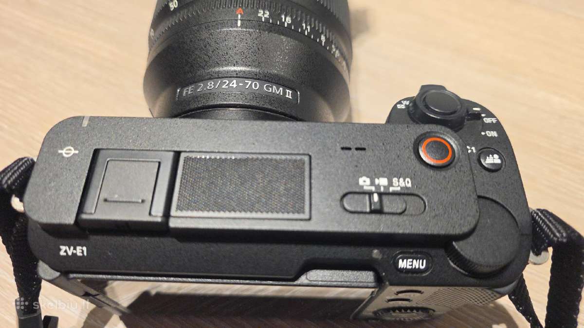 Sony Zv-e1 viso kadro vlog kamera - nuotraukos Nr. 3