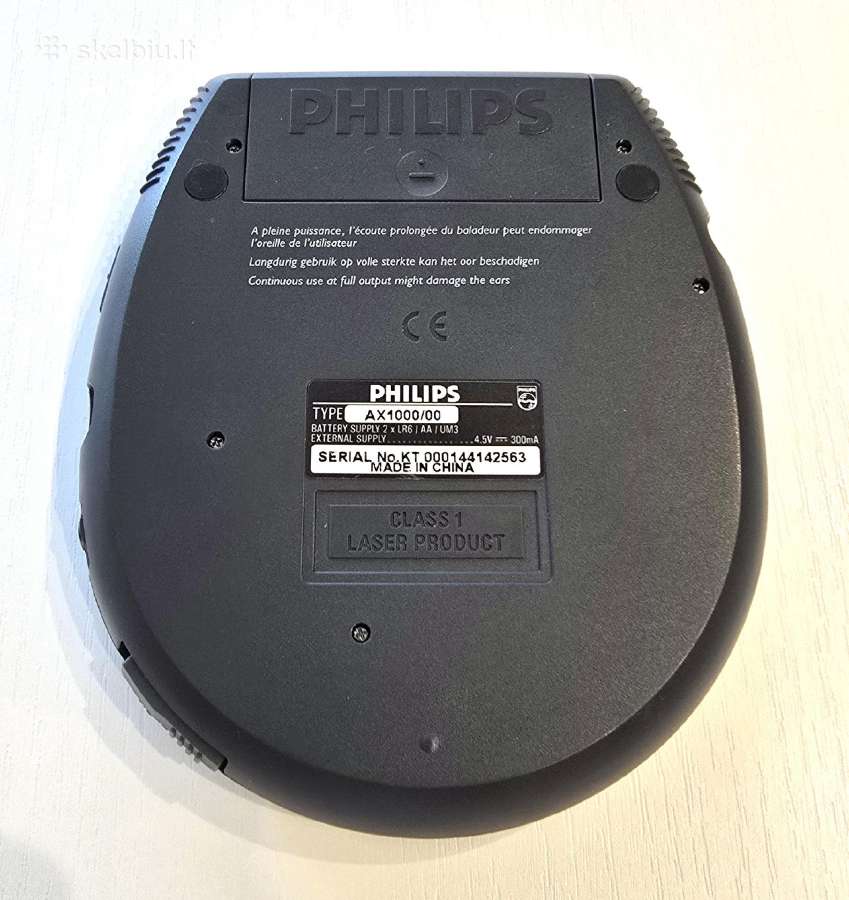 Philips Ax1000 CD Player ausinukas - nuotraukos Nr. 3