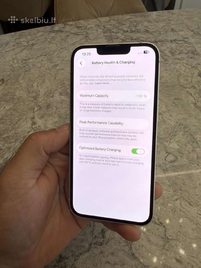 iPhone 13, 128gb 100% baterija - nuotraukos Nr. 5