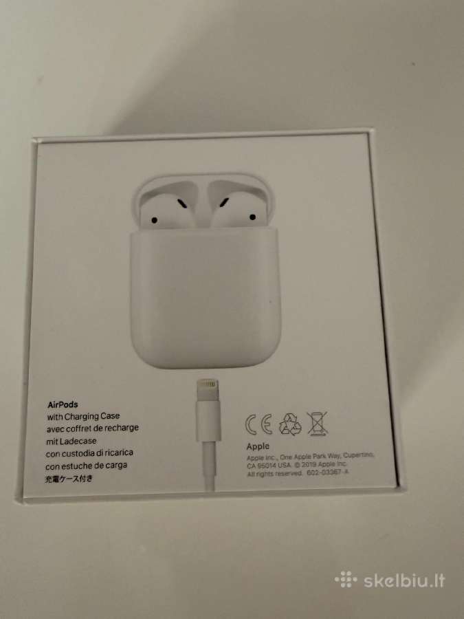 Ausinės (in-ear) Apple Airpods 2 - nuotraukos Nr. 2