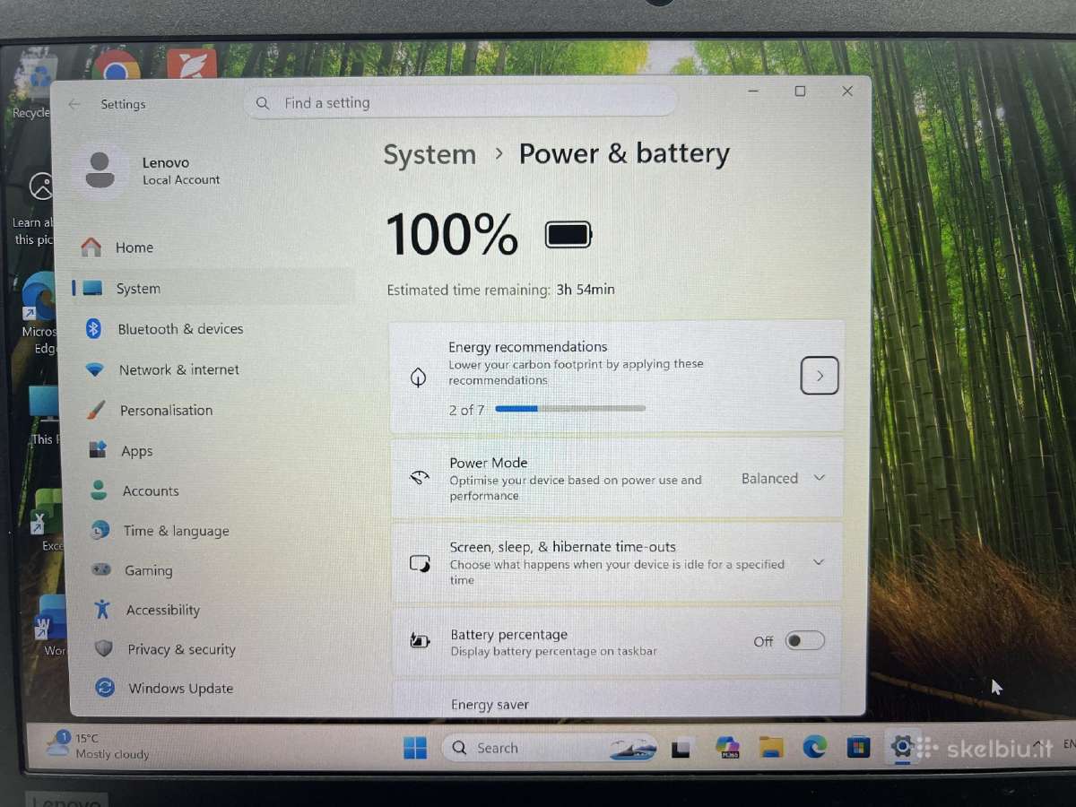 Lenovo thinkpad L380 - nuotraukos Nr. 3